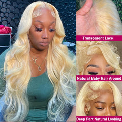 Blonde Lace Front Wig Human Hair Body Wave 613 Hd Lace Frontal Wig 13X4 Hd Lace Wig 13X6 Human Hair Lace Frontal Wigs