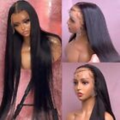 13X6 Lace Front Wigs Human 28 Inch 13X6 Straight Lace Front Wigs Human Hair