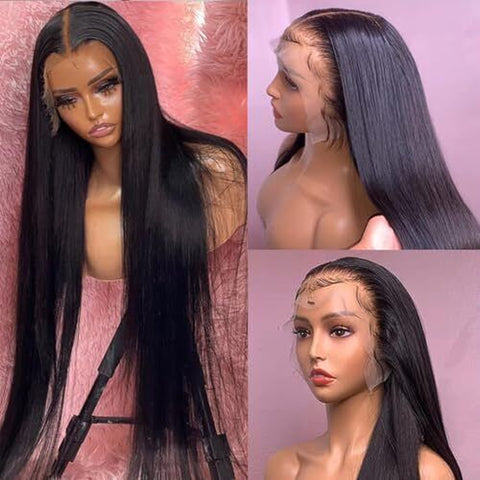 13X6 Lace Front Wigs Human 28 Inch 13X6 Straight Lace Front Wigs Human Hair