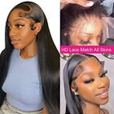 30 Inch Straight Lace 30 Inch (Pack of 1) 13X4 Straight Hair Lace Front Wig