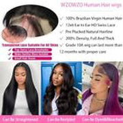 13X6 Lace Front Wigs Human 28 Inch 13X6 Straight Lace Front Wigs Human Hair