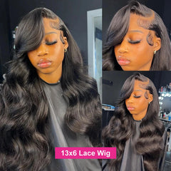 200 Density 30 36Inch 13x6 HD Transparent Lace Frontal Wigs Body Wave Human Hair 13x4 Lace Front Wig For Black Women Bling Hair