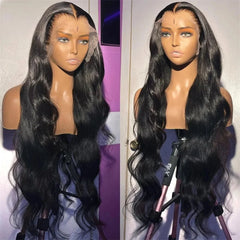 30 32 34Inch Lace Front Wigs Body Wave Wig Human Hair 180% Brazilian 13x4 13x6 Transparent HD Lace Frontal Wig Lace Closure Wig