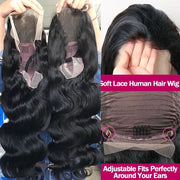 200 Density 30 36Inch 13x6 HD Transparent Lace Frontal Wigs Body Wave Human Hair 13x4 Lace Front Wig For Black Women Bling Hair