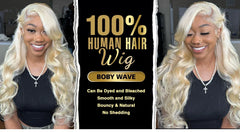 34 40 Inch 613 Honey Blonde Color Wig HD Body Wave 13x6 Lace Frontal Human Hair Wigs For Women 13x4 Lace Front Wig