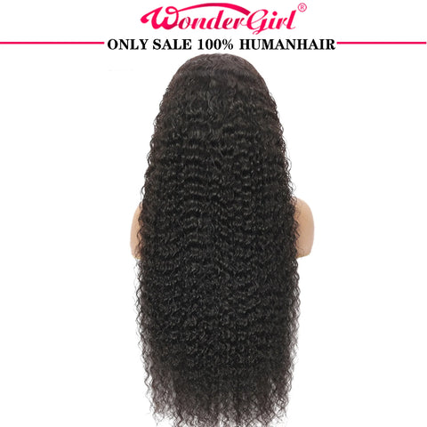 Deep Wave Lace Front Wigs Human Hair for Women Natural Black 13X6X1 T Part Hd Transparent Lace