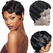 Vintage Pixie Short Hair Wig